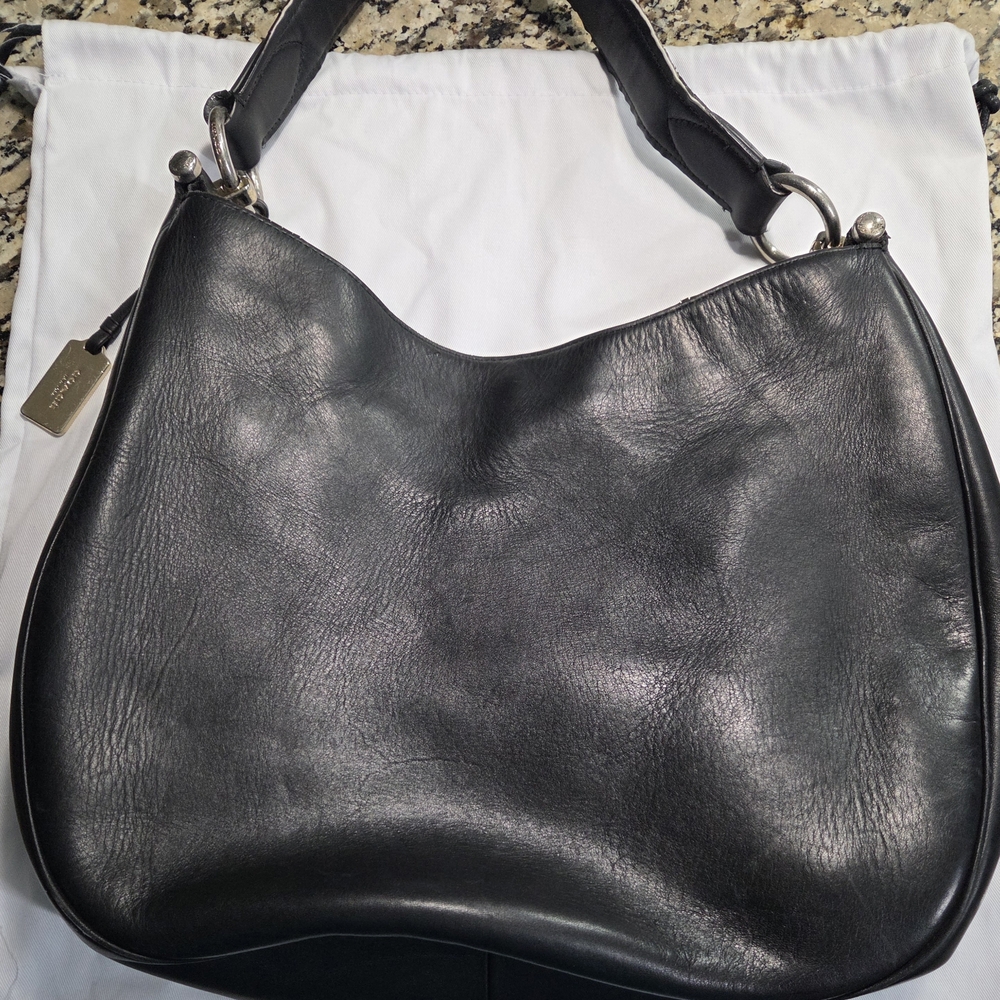 Coach Black Leather Hobo Bag - Picture 8 of 10